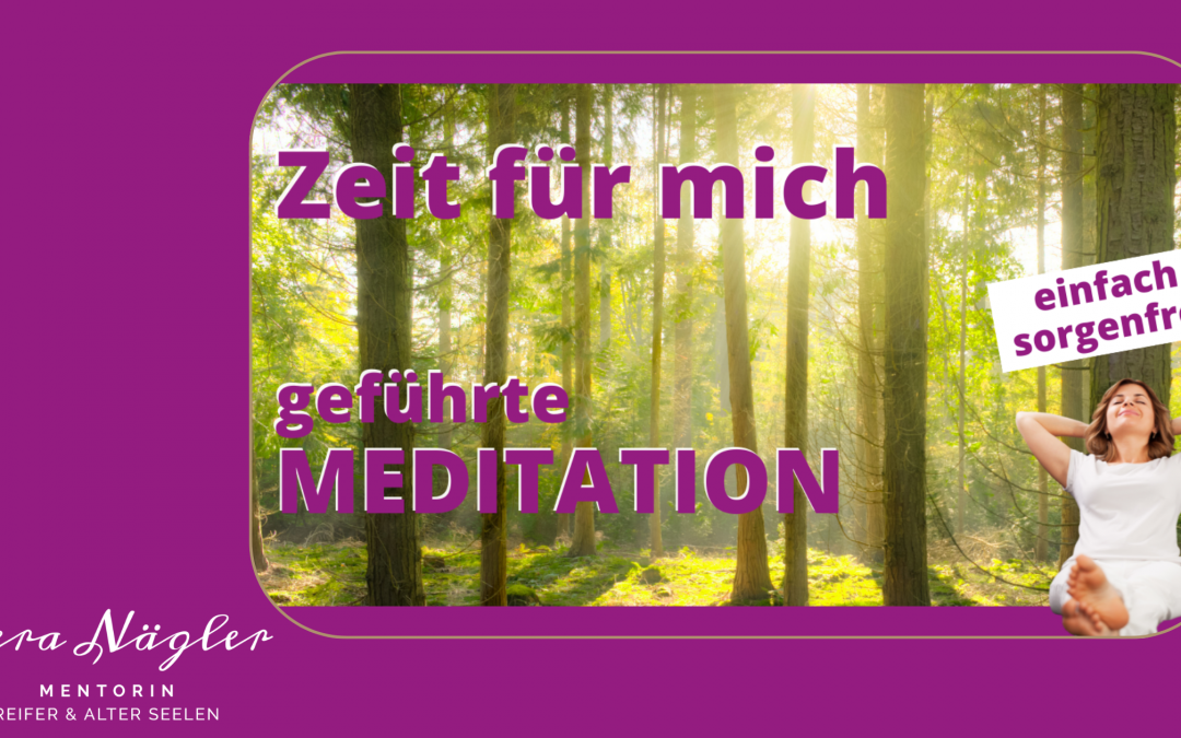 Blockadenlösung im Wald / Meditation um Stress und Sorgen loszulassen