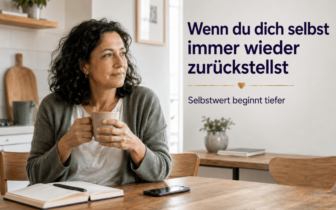 Wenn du dich selbst immer wieder zurückstellst